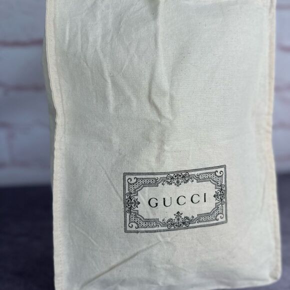 Gucci Cotton Logo Shopping Bag Tote - Picture 3 of 6